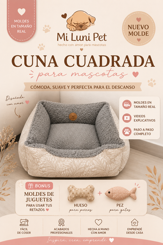 Molde Cuna Cuadrada