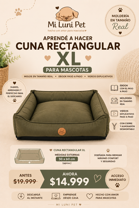 Cuna Rectangular XL